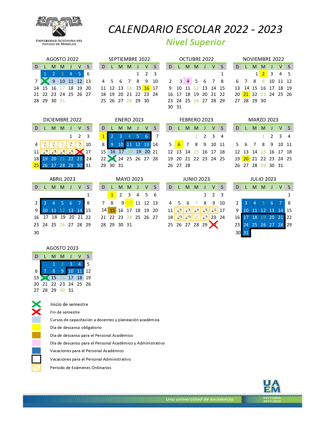 Calendario Escolar Broward 2022 2023